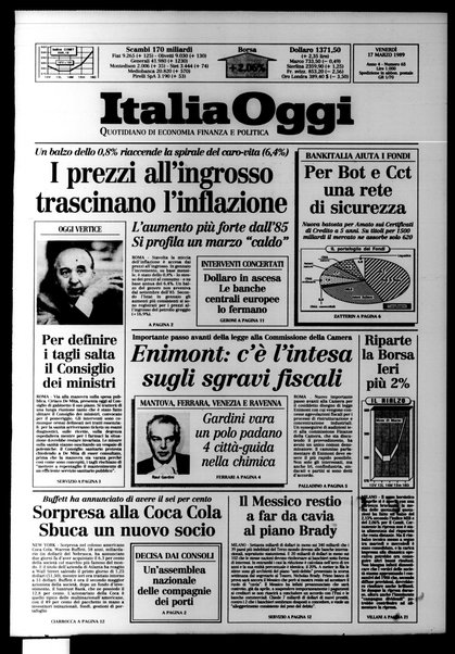 Italia oggi : quotidiano di economia finanza e politica